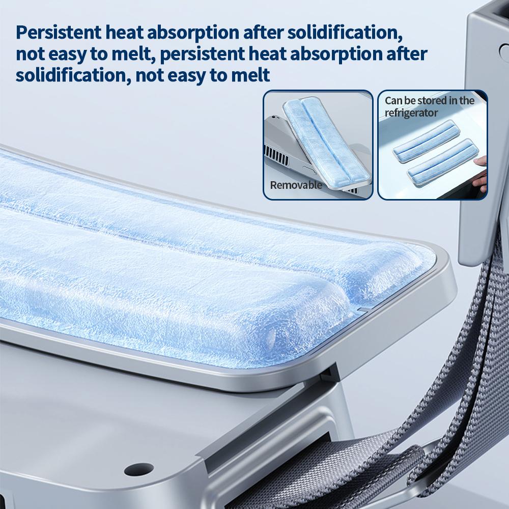 Przenośny wentylator do noszenia na pasie Nowy wentylator do pasa chłodzącego do sportów na świeżym powietrzu Chłodzenie przez USB Mini wentylator do ładowania Klimatyzator do noszenia