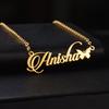 Atoztide Personalized Custom Crown Heart Butterfly Name Necklaces for Women Stainless Steel Pendant Link Chain Jewelry Gift