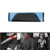 2pcs Carbon Fiber Leather Car Seat Belt Cover Strap Pad Shoulder Comfort Cushion