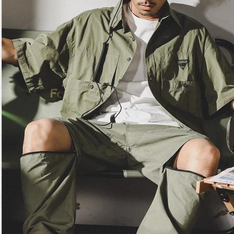 Men's Summer Thin Loose Mountain Style Outdoor Casual Versatile Shirt