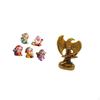 Fortune Resin Sculpture Tabletop Ornament Wealth God Mini Statue Decorative Artwork for Bedroom