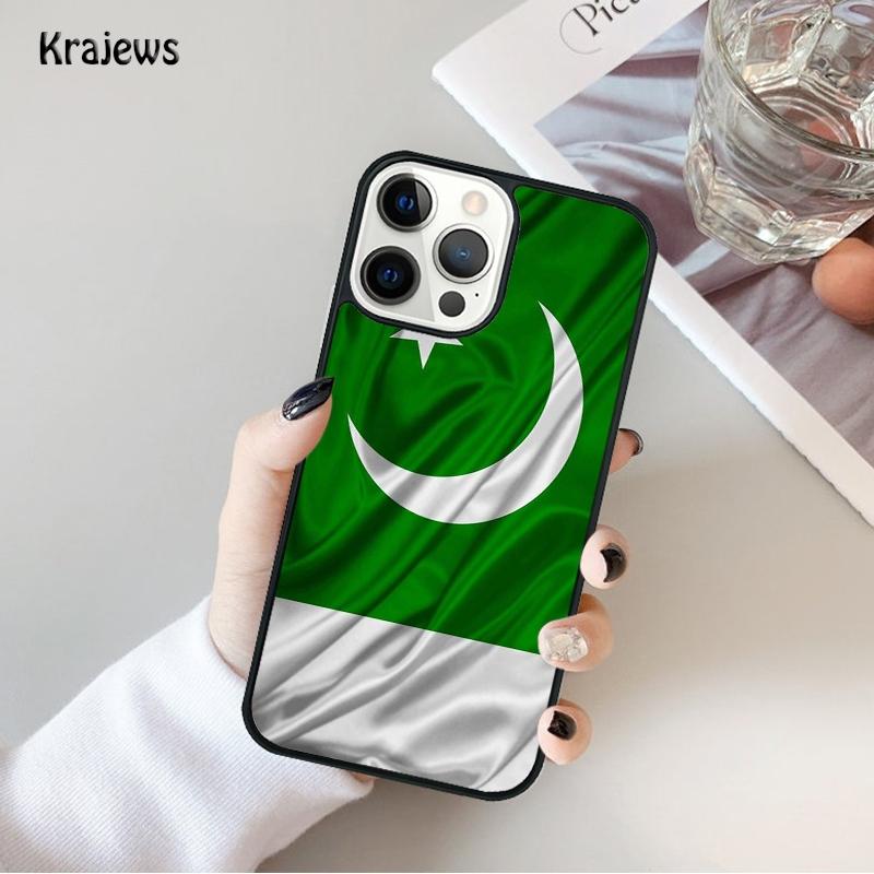 Pakistan Flag Phone Case For iPhone 17 Air 16 15 14 Max Plus 11 12 13 Pro Max Phone Cover coque