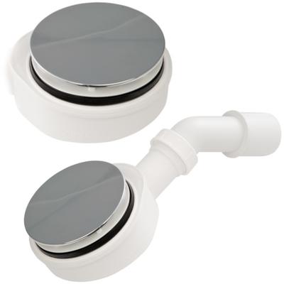 Low Shower Siphon 90 Mm TADYCH Chrome