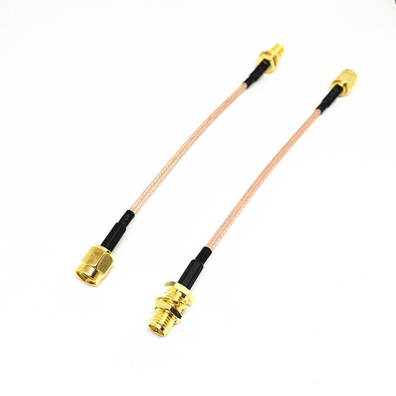 Câble d'extension d'antenne coaxial RF SMA mâle vers femelle pour cartes réseau Wi-Fi