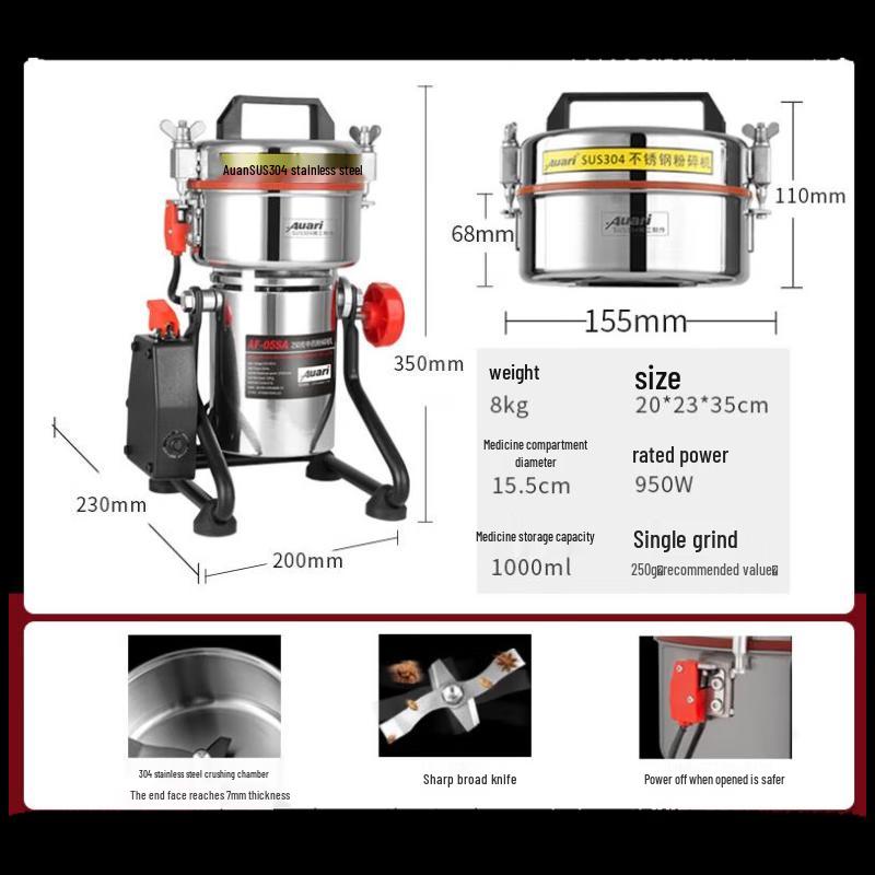 Профессиональная травяная мельница Auari