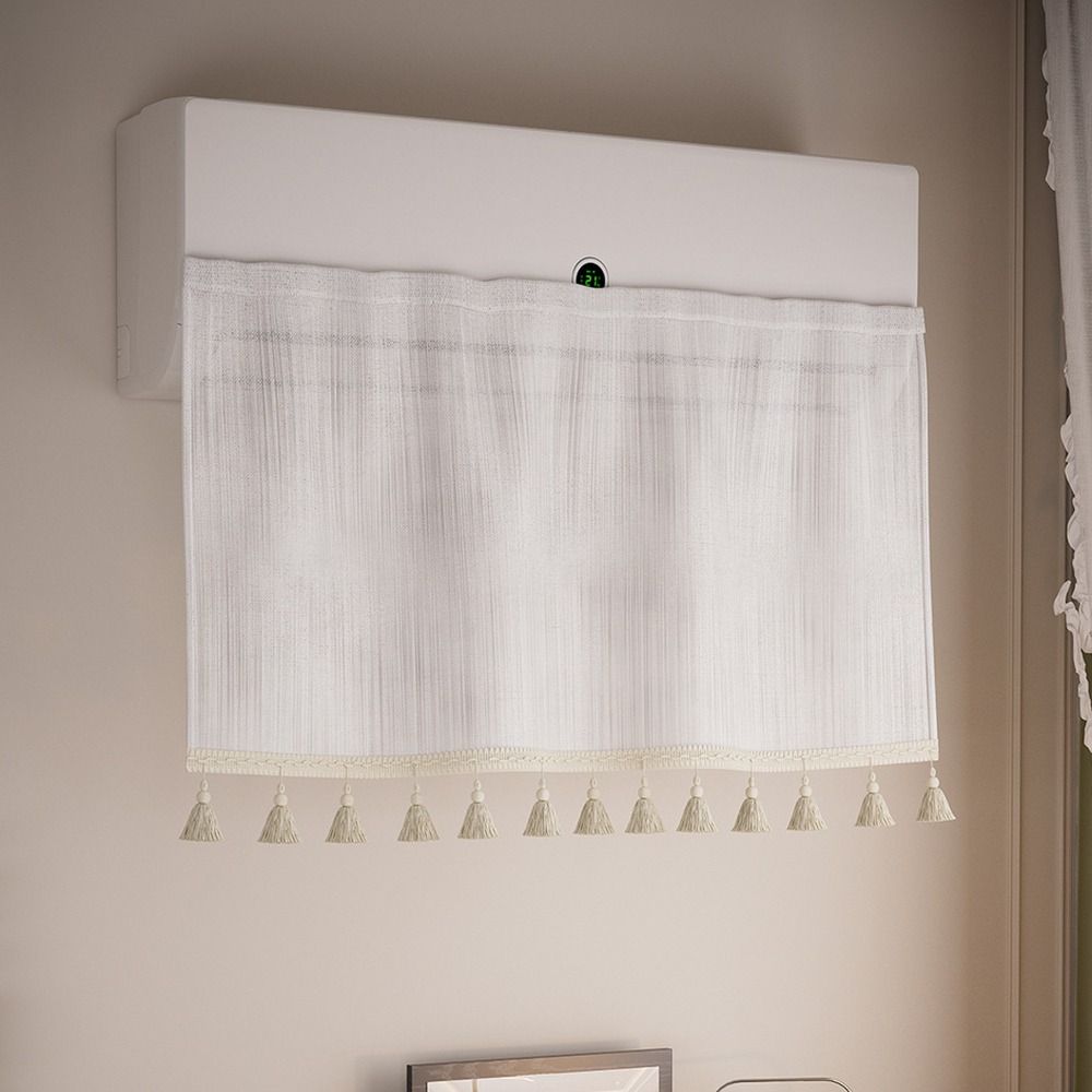 Washable Air Conditioner Windshield Curtain Air Conditioner Dustproof Curtain Indoor Decoration