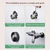 Wall Mounted Angle Adjustment Shower Faucet Adapter 360 Degree Rotating Adjustable Leg Copper Angled Curved Foot