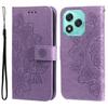 For Honor 400 Lite Case Floral Pattern PU Leather Wallet Stand Phone Cover
