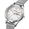 Citizen Women's KH3-517-11 ( Watch Wicca Solar-Tech Day&Date) Round Watch Silver Stainless Analog