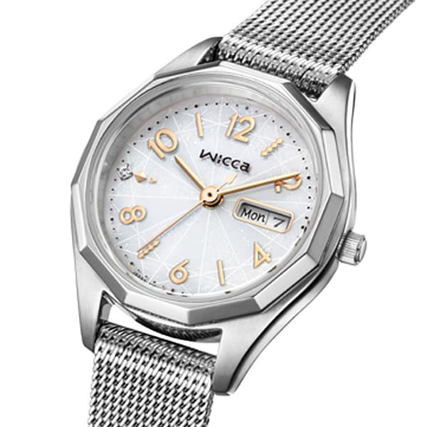 Citizen Women's KH3-517-11 ( Watch wicca Solar-Tech Day&Date) Round Watch Silver Stainless Analog