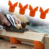 Heavy-Duty V-Clamps | Suitable for MFT Workbench, 19/20mm Hole Size, Plastic Fixing Clamps for Round and Square Parts