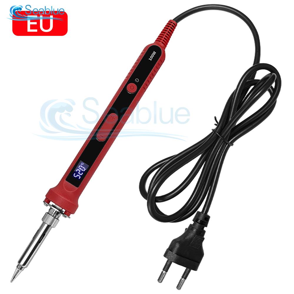Adjustable Temperature Electric Soldering Iron 220V 110V 100W Multifunctional Welding Solder Rework Station Heat Repair Tools