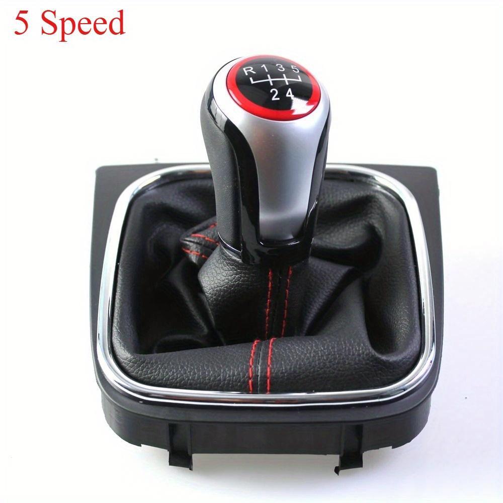 5/6 Speed Gear Shift Knob Lever Shifter Dust Cover for VW Rabbit Golf5 Jetta MK5 2004-2010 for VW Golf6 Jetta MK6 2010-2014