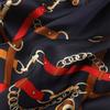 Luxe 70 Cm Silk Square Scarf For Women; Printed Satin Neck Cravat; Hair Wrist Bandana; Foulard Shawl Wrapping Hij Echarpe.