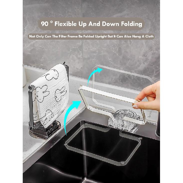 Kitchen Sink Filter Leakage Drain Hole Filter Trap Screen Suction Cup Drainage Net Frame Iron Disposable Mesh6