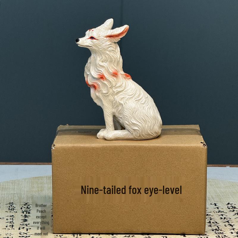 Nine-Tailed Fox Succulent Figurine Decorations