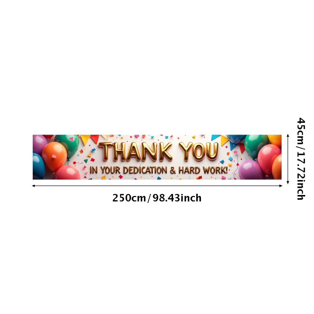

Vibrant Decorations Background Banners For Employee Recognition Events Office Celebration