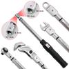 Profession High Accuracy Torque Wrench 3/8" 1/2" Adjustable and Replaceable Head Motorcycle Car Repair Tools