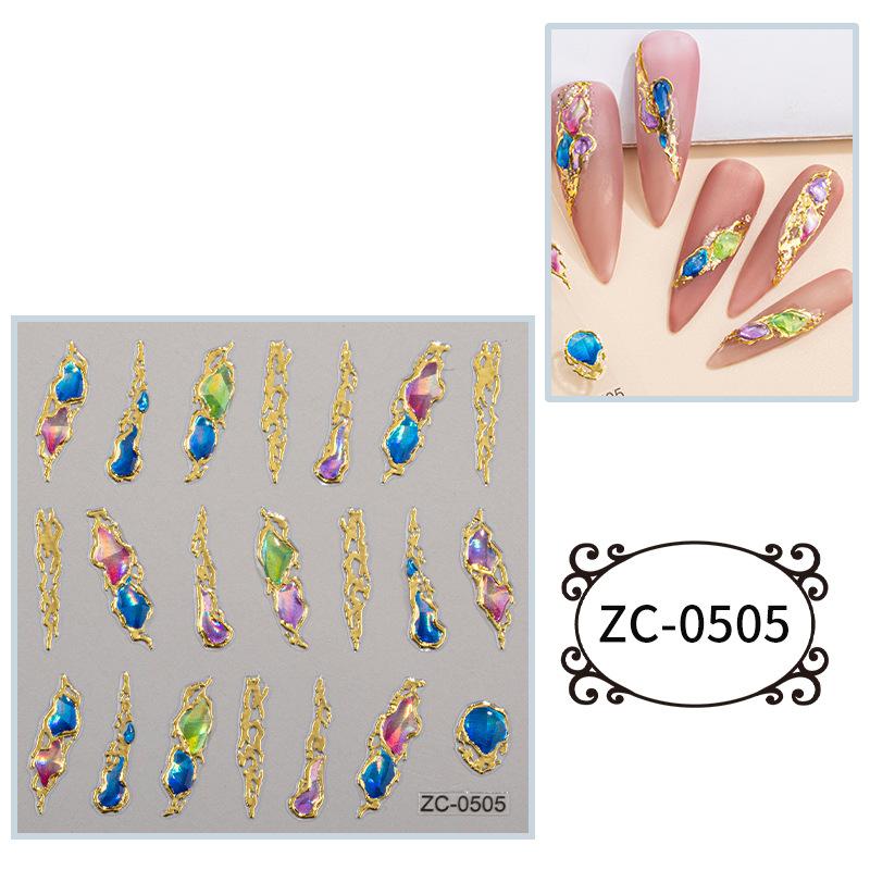 

Горячая штамповка тиснением наклейки для ногтей имитация алмазного клея 5D трехмерные наклейки для ногтей аксессуары 60*60mm