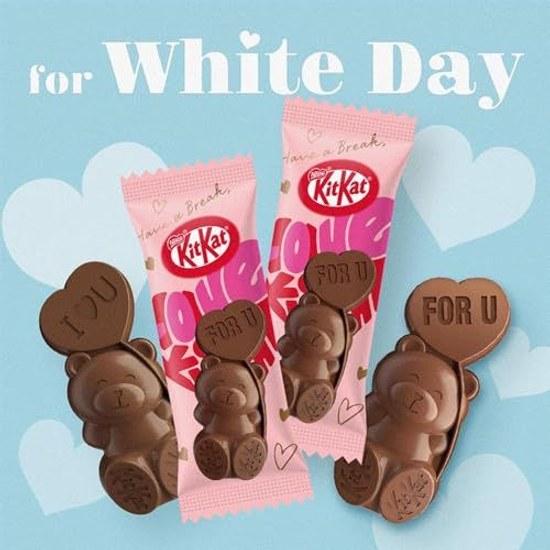 Nestle Japan Kit Kat Heartful Bear Share Bag 12 pieces
