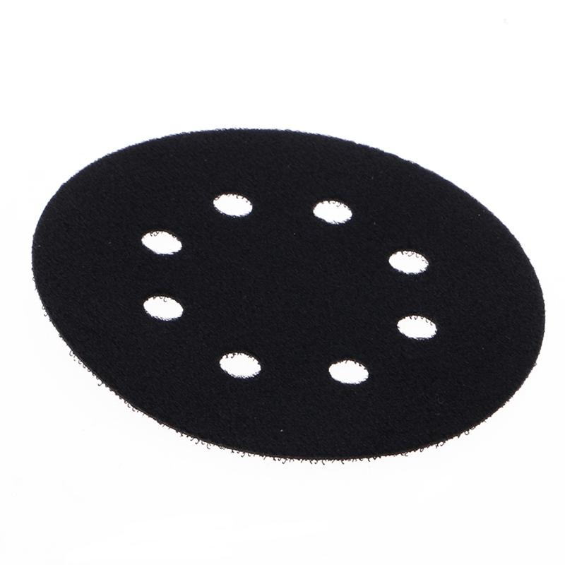 6 Pieces 5 Inch 8 Hole Sanding Discs Wet Dry Sanding Discs Flap Disc for Die Grinder Surface Prep Strip Grind Polishing