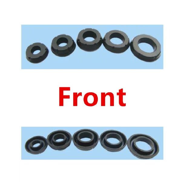 

2pcs Motorcycle Car Brake Pump Piston Seal Front and Rear Leather Bowl Repair Kit 17.5mm Rear