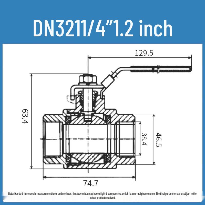 FGO 304 Stainless Steel Manual One-Piece Ball Valve