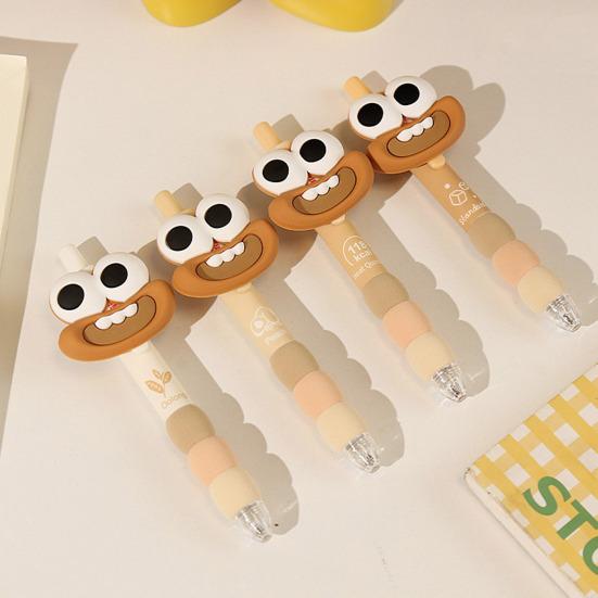 Cartoon Gel Pen Big Mouth Ballpoint Pens 0.5mm Comfort Grip Gel Pens Portable Practical Stationery Supplies for School Work