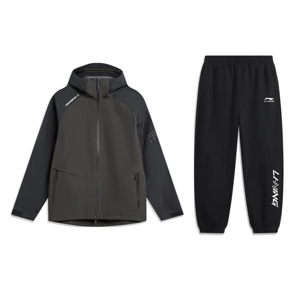 

Li-Ning Светоотражающий Водонепроницаемый Ветрозащитный Повседневный Спортивный Костюм Мужские костюмы ACFU003-3+YKLU208-1 XL