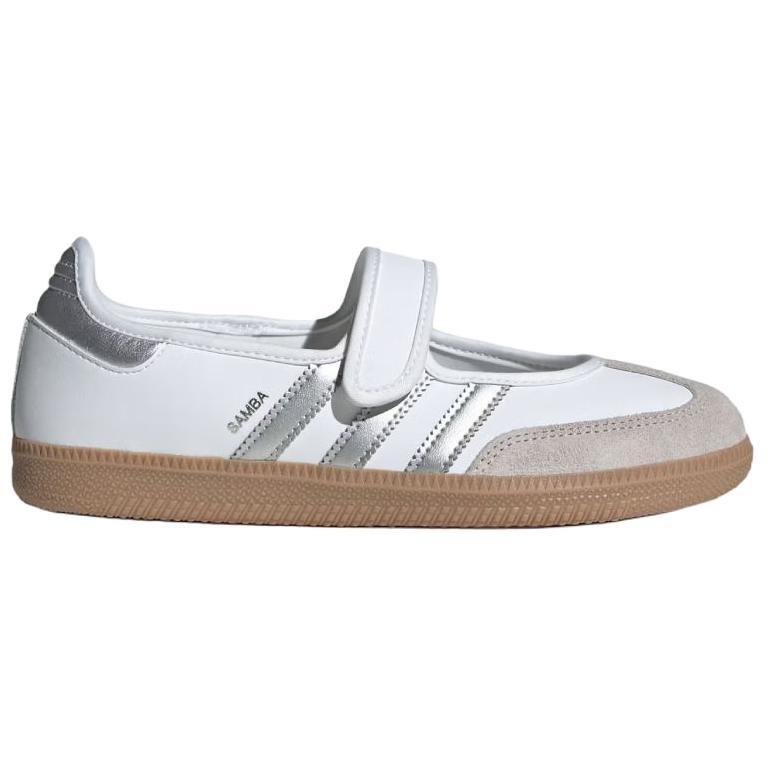 Adidas Originals Samba Jane Comfortable Soft Mary Jane Shoes Women Shoes White KJ3785