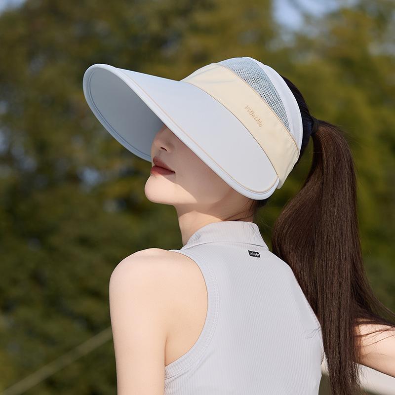 

Women’s Cooling Open Sun Hat Extra Large Wide Brim UPF50+ UV Protection Outdoor Essential for Ladies синій