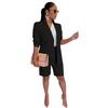 European & American Women's Spring/Summer Casual Suit: Jacket & Shorts Two-Piece Set