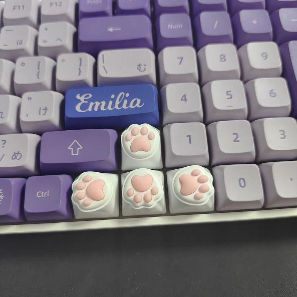 Patas de Gato Nádega de Corgi Rosa Tecla Garra de Gato Chaveiro Crianças Adulto