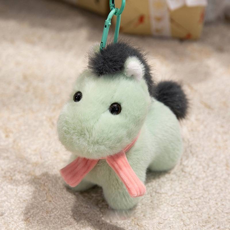 Plush Animal Horse Figurine With Soft Short Plush For Year Of The Horse Celebration Gift