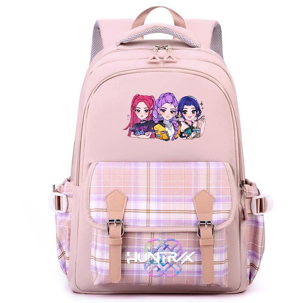 Rucsac Anime Desen Animat K-Pop Imprimat Capacitate Mare pentru Adolescent Student Fată Băiat Ghiozdan Rucsac Femei Capacitate Mare Impermeabil Geantă de Voiaj Cadou Copil