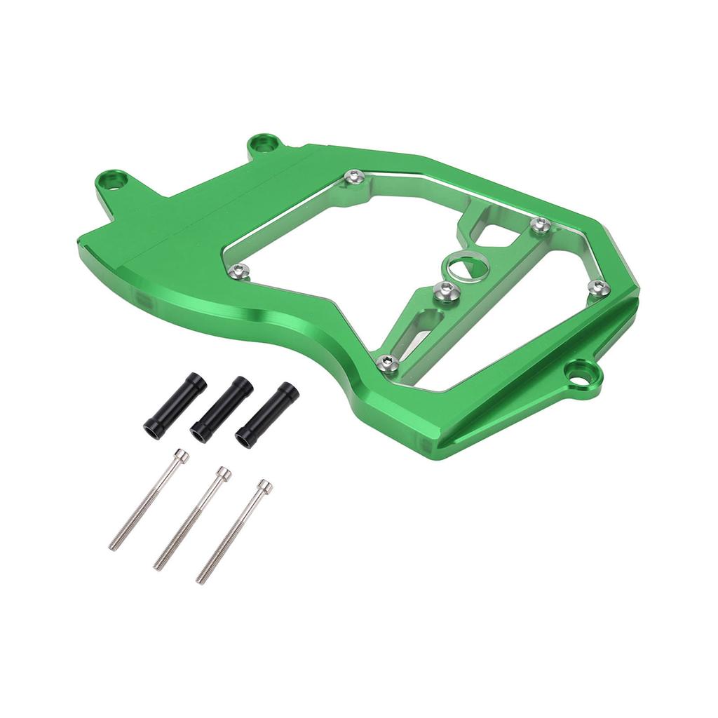 Front Sprocket Cover CNC Aluminium Alloy Chain Guard Protector Motorcycle Refitting Replacement for ZX6R 2009‑2021Green