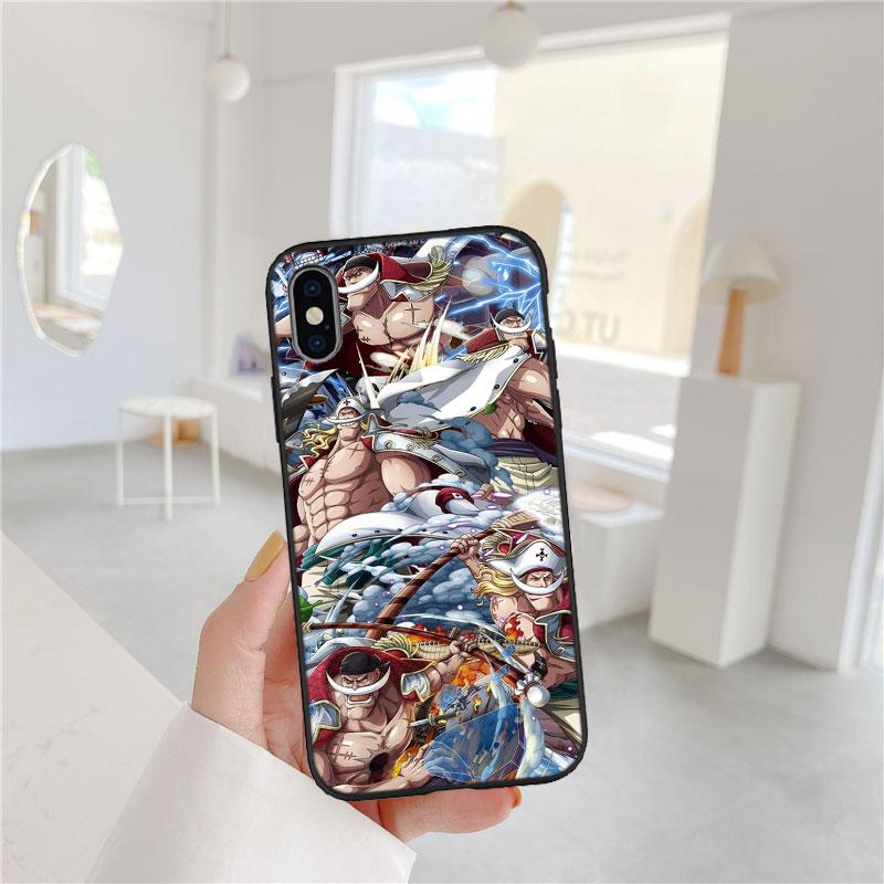 FM37 One Piece Edward Newgate Soft Shell Phone Case for iPhone SE X XS XR 11 16E 17 Pro Max Air 8 7 6 6s Plus