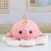 Plush Octopus Toy With Soft Short Plush And Pp Cotton Filling For Kids Gift