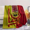 1. FC Union Berlin Printed Flannel Blanket, soft throw for bedroom sofa, washable, fan merchandise, great gift.