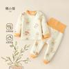 Baby Girls Boys Thermal Underwear Set Thick Fleece Lined Cotton Kids Winter Warm Sleepwear