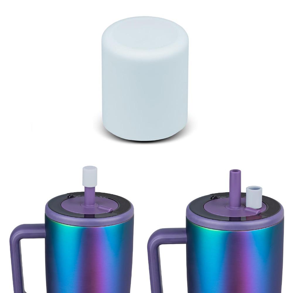 1/2Pcs Silicone Magnetic Straw Cap Dustproof Colorful Straw Cover Leakproof 3D for Brumate Era/Resa Tumblers