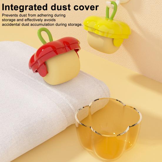 Mini Fruit Shaped Lint Roller Portable Reusable Hair Remover Washable Sticky Roller Compact Size Pet Hair Remover