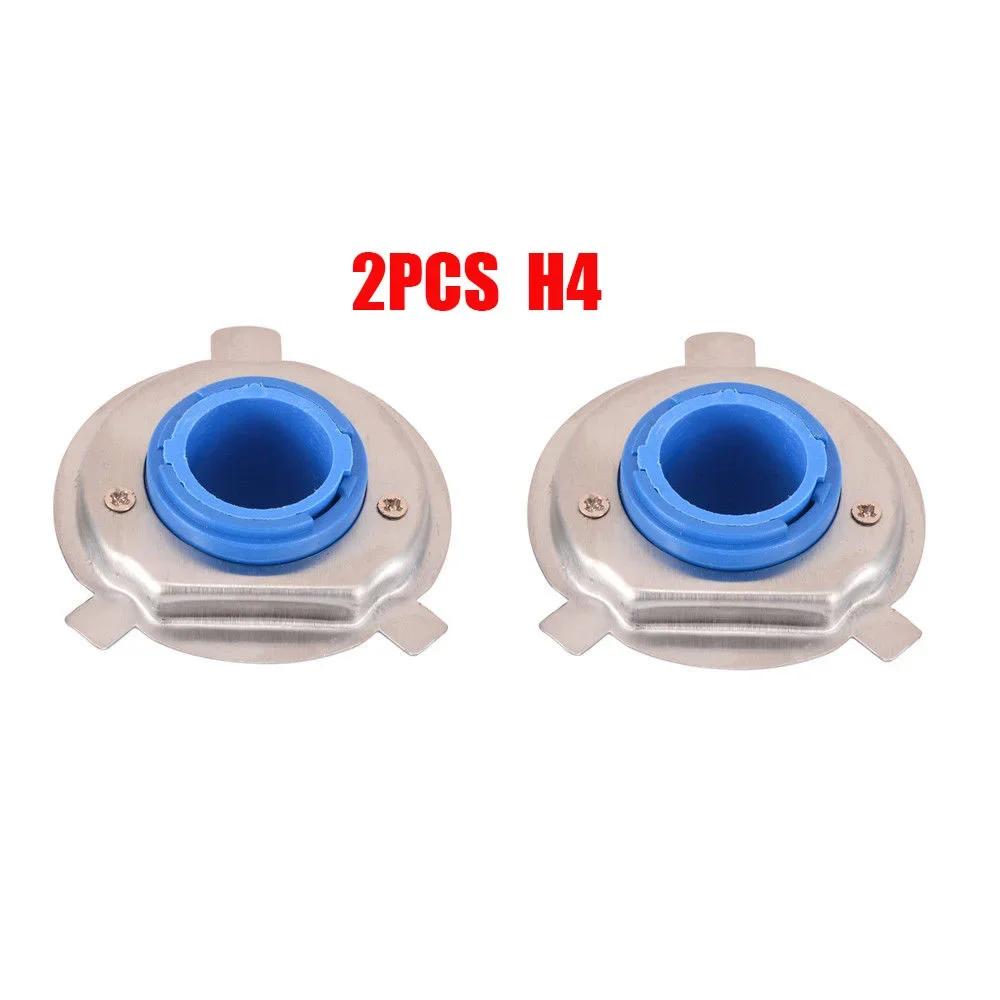 2pcs Car LED Halogen Headlight H4/HB2 Lamp Bulb Base Adapter Sockets Retainer Holder H4-HB2 Replacement H4 HB2