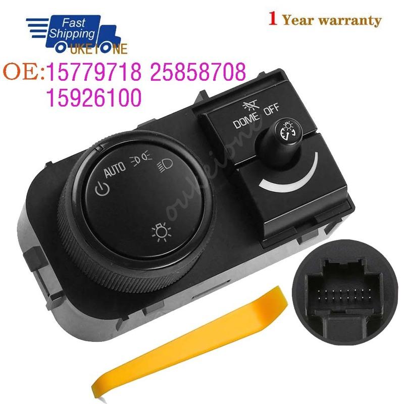 

15779718 15926100 25858708 For Chevrolet Silverado GMC Sierra 1500 2007-2013 Headlight Headlamp Dimmer Switch Car Accessories