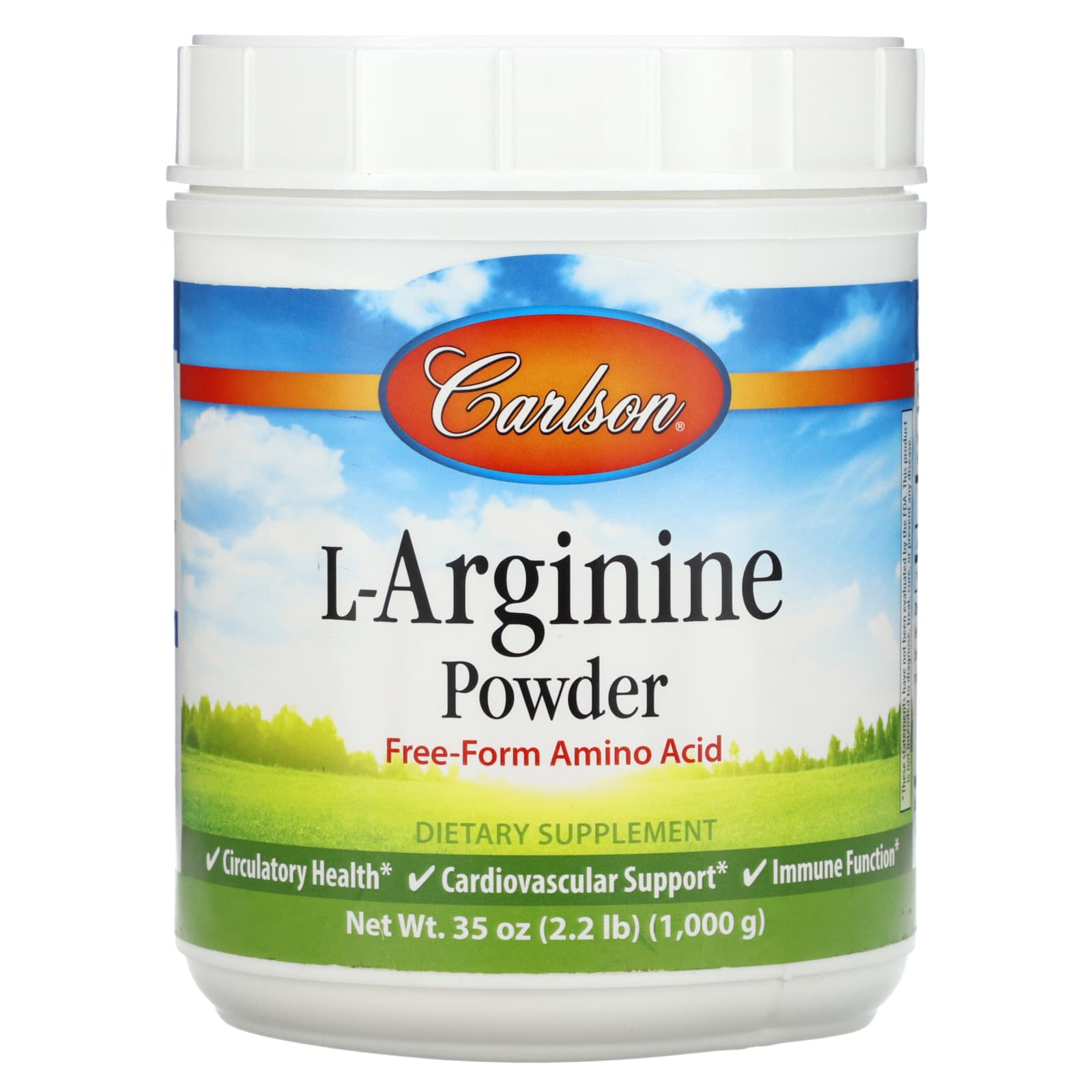 

L-Arginine Powder, 1,000G (2.2Lb)