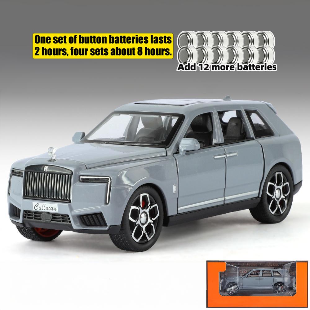 1:32 Rolls Royce Cullinan Luxury SUV Alloy High Simulation Car Model Diecast Display Present Sound And Light Pull Back Birthday