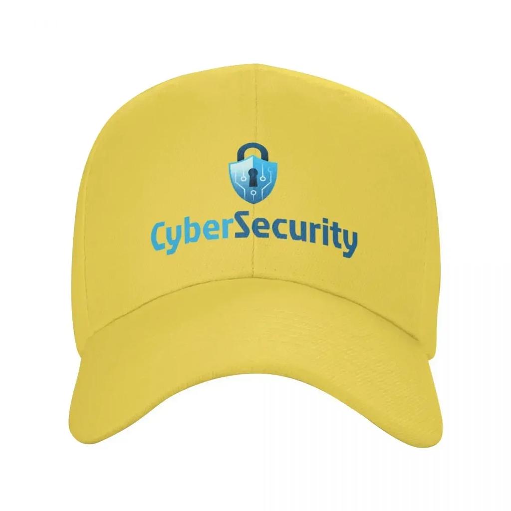 Cyber Security Lock Blue Baseball Cap Sun Cap Luxury Unisex Hat Trucker Cap Christmas Hat Hats Unisex Womens