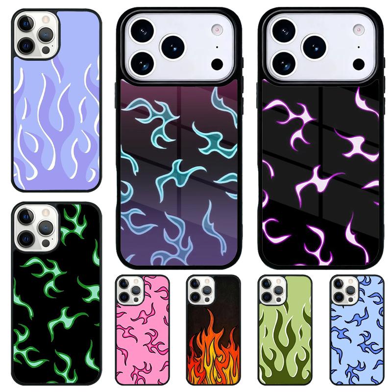 Fire Phone Case for iPhone 17 Air 16 15 11 12 14 13 Pro Max Shockproof Cover