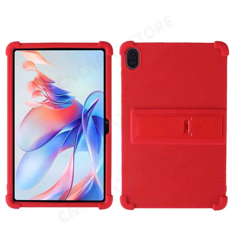 4 Thicken Cornors Soft Silicon Cover with Kickstand For Blackview Tab 11 WiFi Case 10.36" Tablet Funda For Blackview Tab11 Wi-Fi