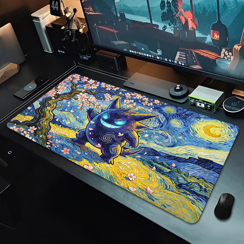 Mouse Pad sakura Gengar Gaming Accessories Esports Players Gamers Desk Mat Anime Varmilo Keyboard Mat Office Mousepad
